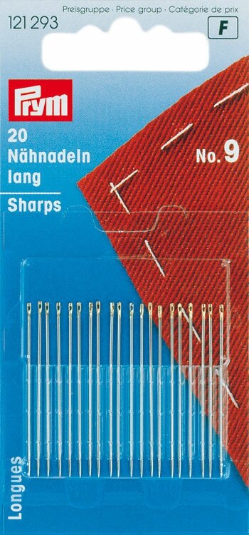 Набор игл ручных Prym 121293 длинные, 0,60 x 34 мм, серебристый, N9