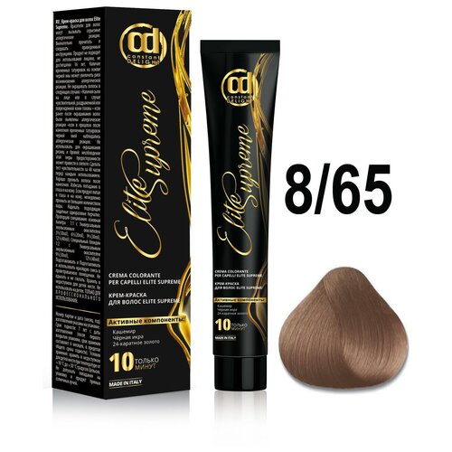 Constant Delight Крем-краска для волос Elite Supreme, 8/65 светлый блонд шоколадно-золотистый, 100 мл
