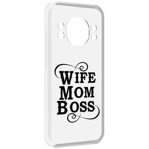 Чехол MyPads жена-мама-босс для Doogee S98 / S98 Pro задняя-панель-накладка-бампер