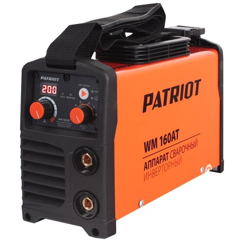 Аппарат сварочный инверторный PATRIOT WM 160AT MMA 899000₽