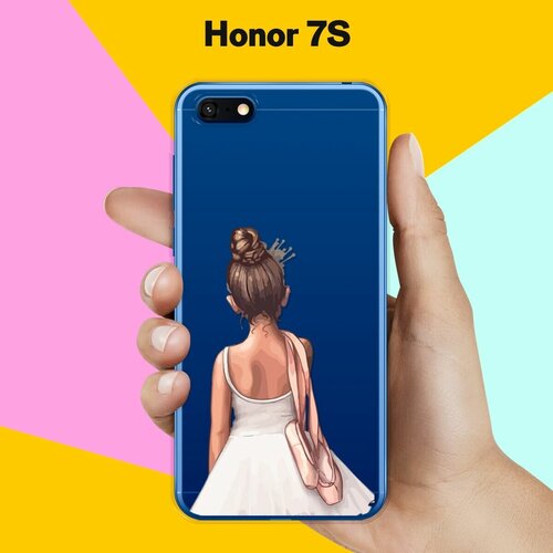 Силиконовый чехол Юная балерина на Honor 7S силиконовый чехол юная балерина на apple iphone 8