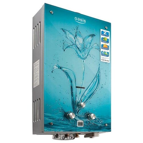 проточный газовый водонагреватель oasis glass 20sg цветок Проточный газовый водонагреватель Oasis Glass 20SG, цветок