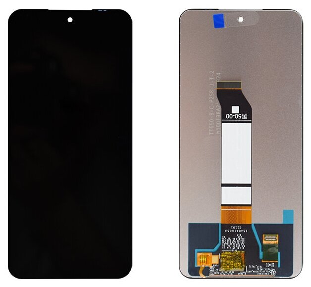 Дисплей (экран) в сборе с тачскрином для Xiaomi Poco M3 Pro / Redmi Note 10T черный / 1080х2400