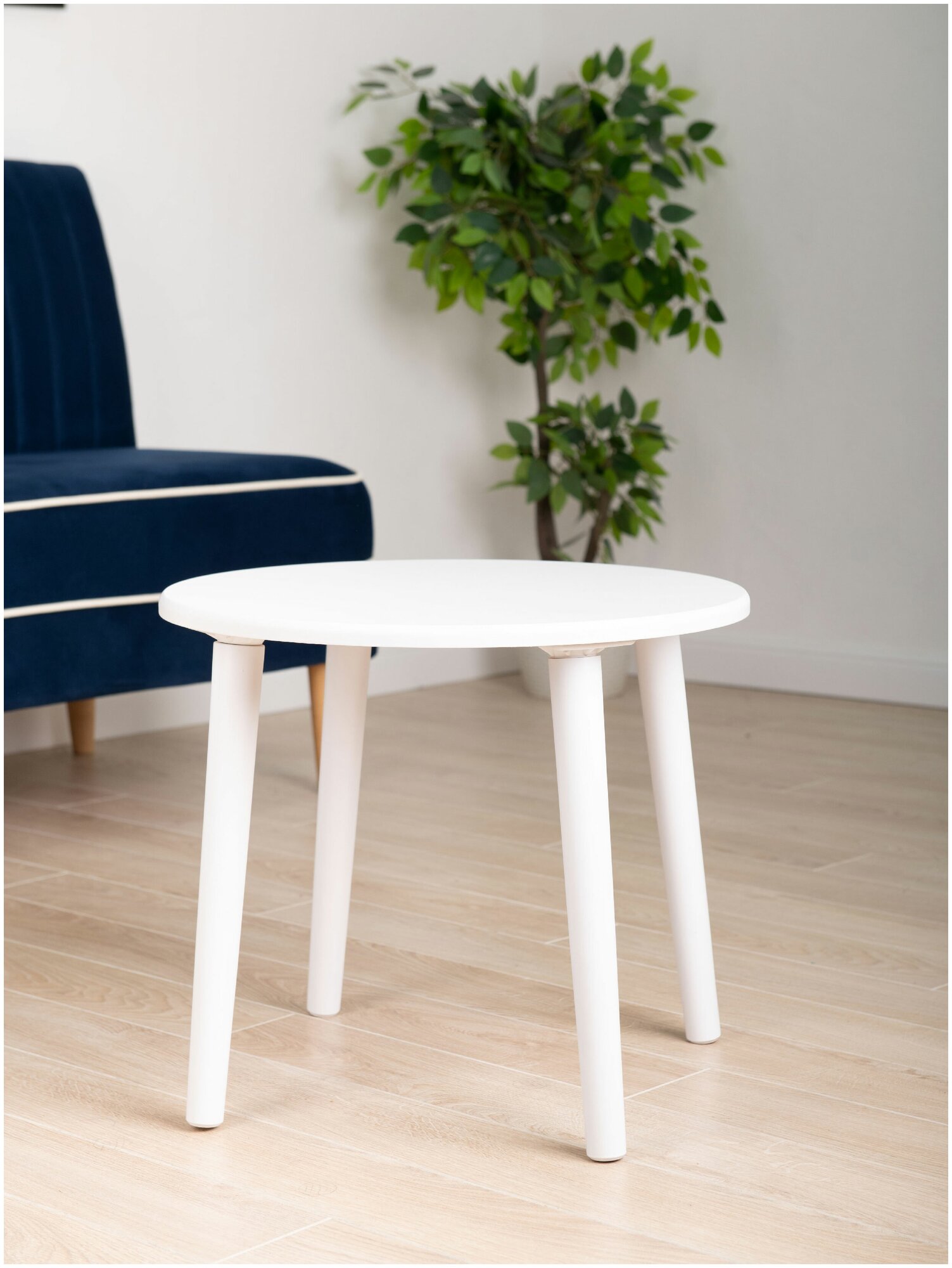 фото Журнальный столик Буно белый-береза