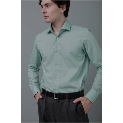 Рубашка Allan Neumann, размер 39 176-182, зеленый