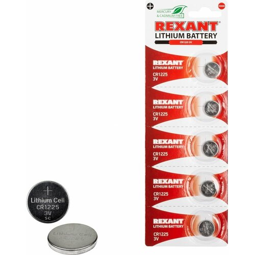 Литиевая батарейка REXANT 30-1103 батарейка литиевая rexant lithium battery cr2032 3v 30 1108 rexant арт 30 1108