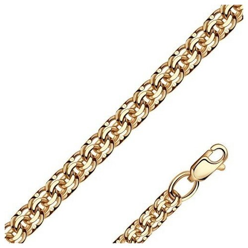 Цепь красное золото, 585 проба, длина 45 см, средний вес 18.81 г