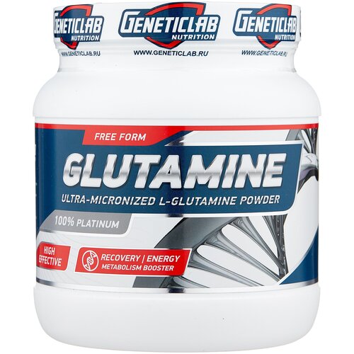 Аминокислота Geneticlab Nutrition Glutamine, нейтральный, 500 гр. аминокислота 2sn l glutamine нейтральный 200 гр