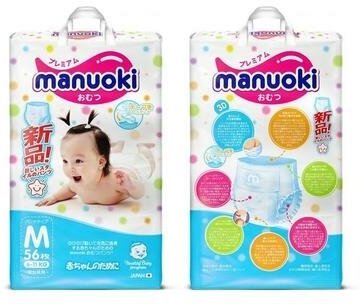 Подгузники-трусики Manuoki M 6-11 кг, 56 шт Manuoki 3388552 .