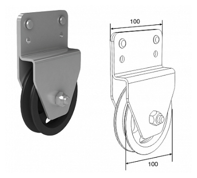 Блок ручного подъёма в сборе, SPV4010 - DoorHan