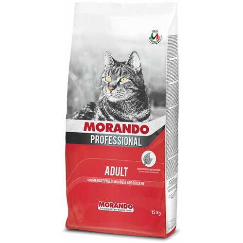 Morando Professional Gatto сухой корм для взрослых кошек с говядиной и курицей 2кг