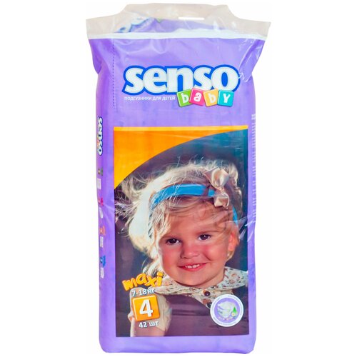 Подгузники Senso baby Maxi (7-18 кг), 19 шт Senso baby 1273980 .