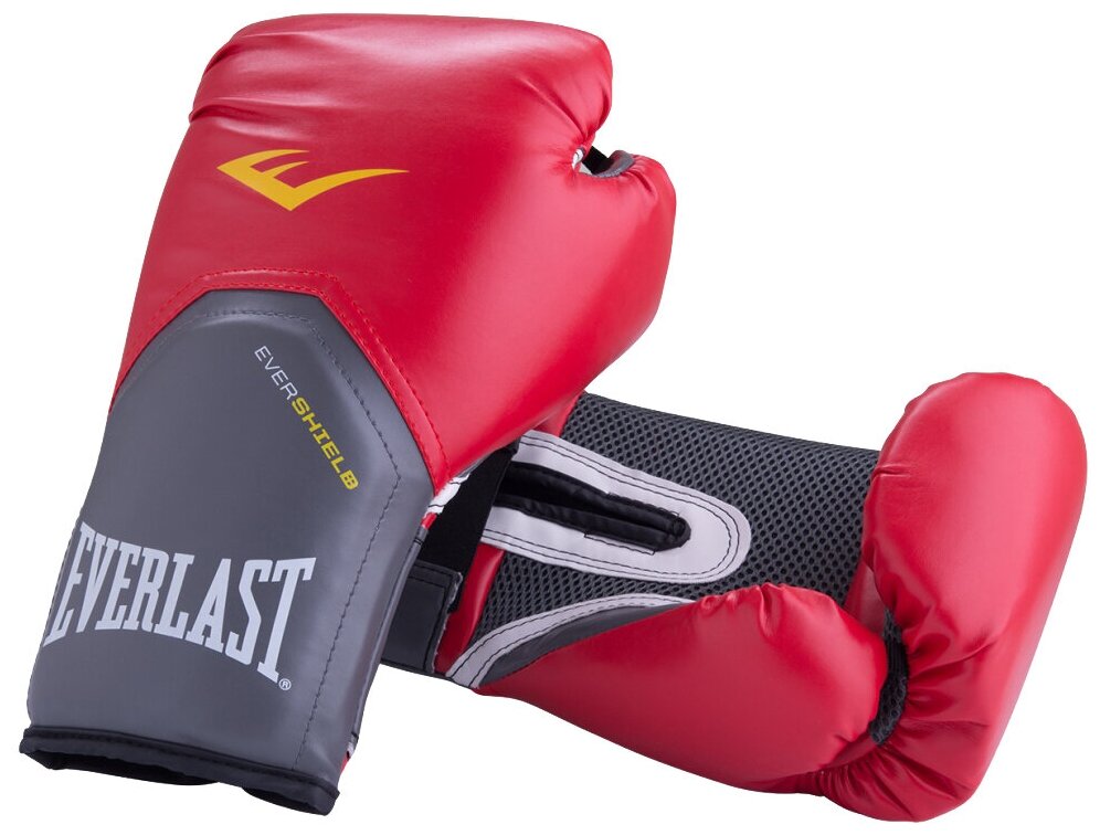 Перчатки тренировочные Everlast Pro Style Elite 14oz красные