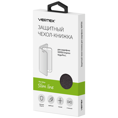 фото Чехол vertex vega/pro l flipcover black