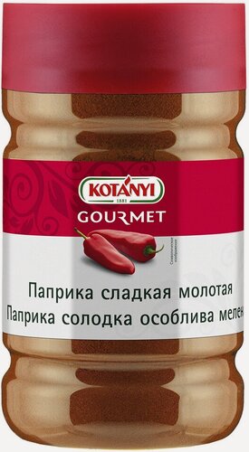 Изображение товара Приправа "Паприка сладкая молотая" KOTANYI, пластиковая банка, 640г