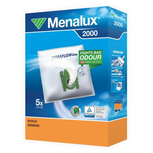 Menalux Синтетические пылесборники 2000, 5 шт. menalux синтетические пылесборники 4900 5 шт