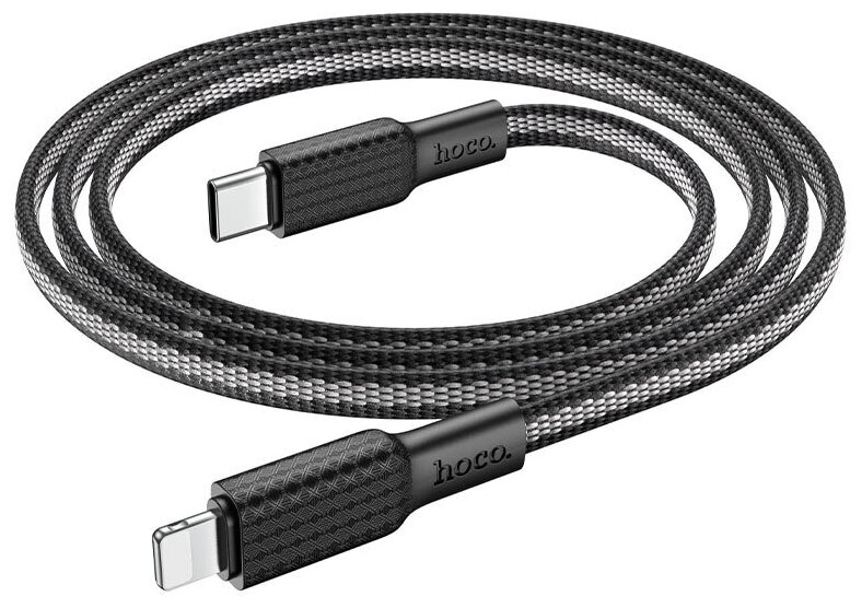 Кабель Type-C - Lightning «X69 Jaeger» PD для зарядки и синхронизации данных 1m — фото 1