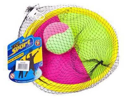 Набор игровой &quotЛови-Бросай&quot (2 ловушки-липучки, мяч (диаметр 6,5 см), в пакете YG15I