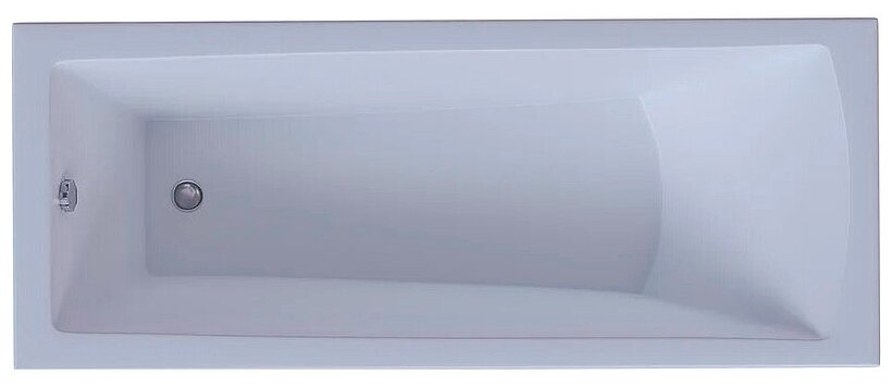 Акриловая ванна Aquatek Либра New 160x70 LIB160N-0000006 без гидромассажа без панелей с каркасом (разборный) со слив-переливом (слева)