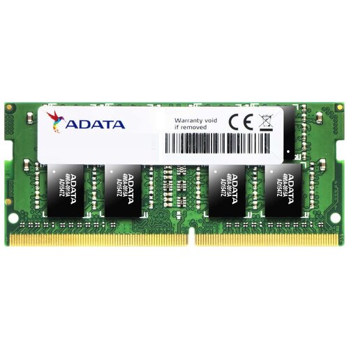 Оперативная память ADATA 8 ГБ DDR4 SODIMM CL19 AD4S26668G19-BGN оперативная память для компьютера amd r748g2400s2s uo so dimm 8gb ddr4 2400mhz