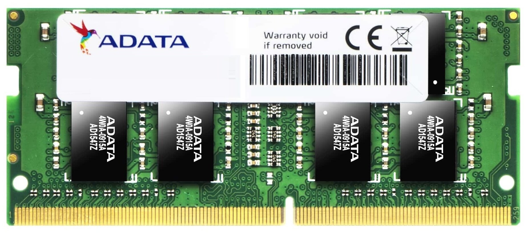 Модуль памяти для ноутбука Sodimm 8GB PC21300 DDR4 Ad4s26668g19-bgn Adata Ad4s26668g19-bgn .