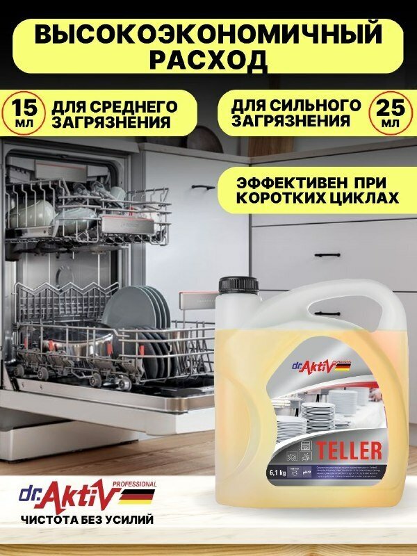 Средство гель для посудомоечной машины - фотография № 5