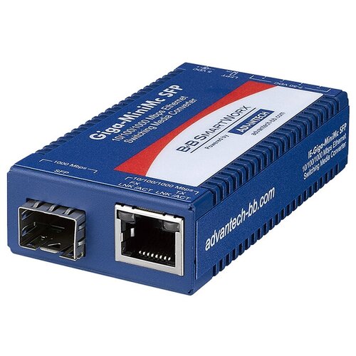 IMC-370-SFP-PS Интерфейсный модуль 10/100/1000Mbps to SFP Multi-Mode Media Converter Advantech