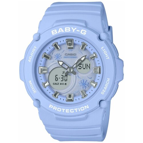 Наручные часы CASIO Baby-G 01572, голубой, черный