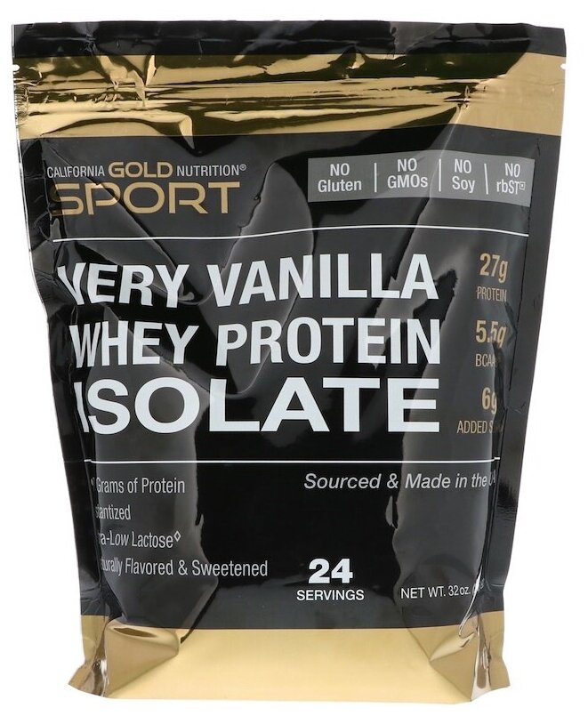 Протеин California Gold Nutrition Whey Protein Isolate — фото 1