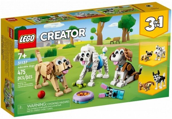Конструктор LEGO Creator 31137 Очаровательные собаки