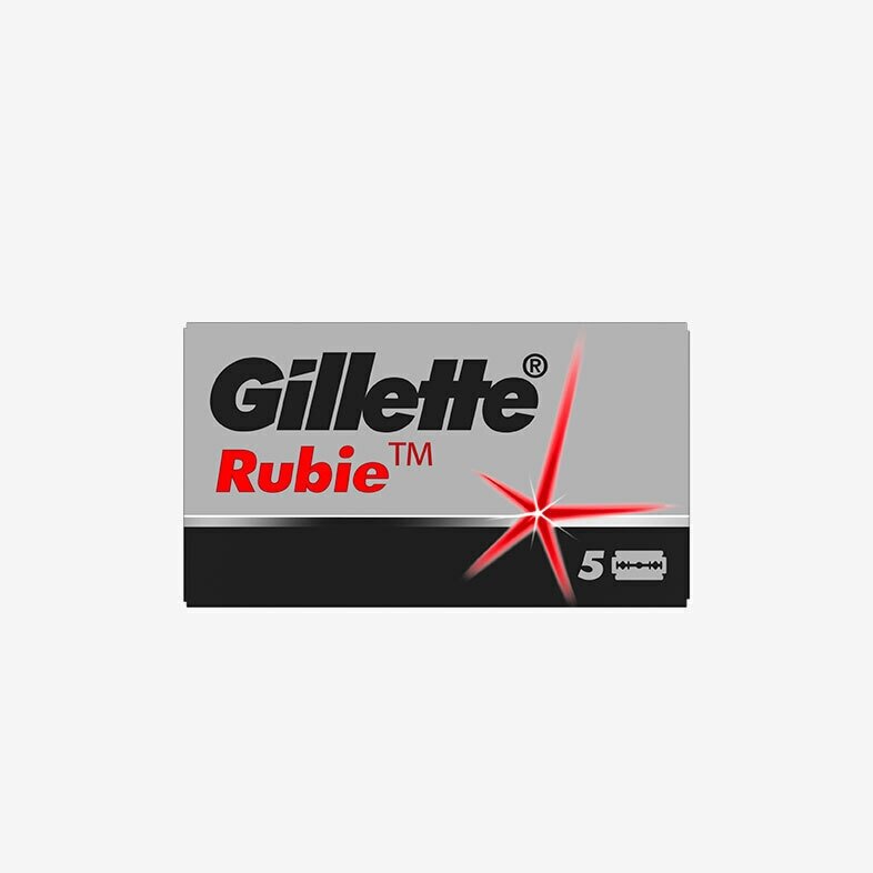 Сменные двусторонние лезвия Gillette Rubie, 5 шт. - фото №10