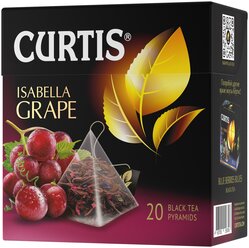 Чай черный Curtis Isabella Grape в пирамидках, 1 уп.