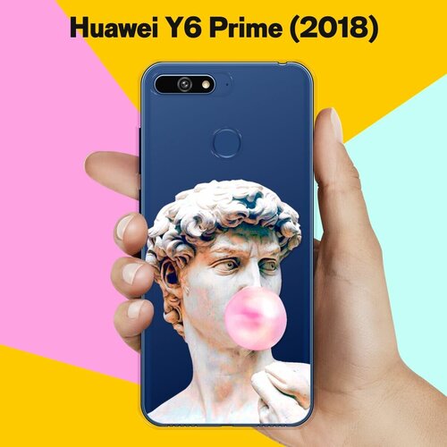 Силиконовый чехол Давид на Huawei Y6 Prime (2018) силиконовый чехол модные таксы на huawei y6 prime 2018