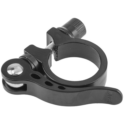 фото Зажим подседельной трубы kl-m07 25,4 мм, эксцентрик, алюминиевый, черный kenli