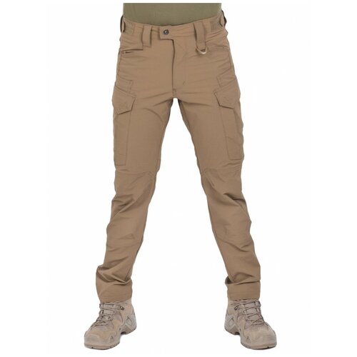 фото Легкие тактические нейлоновые брюки outdoor assault pants, gongtex, цвет койот (coyote)-xxl