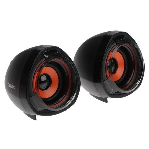 Компьютерные колонки 20 Perfeo TAM-TAM 2х3Вт USB черные 546200₽
