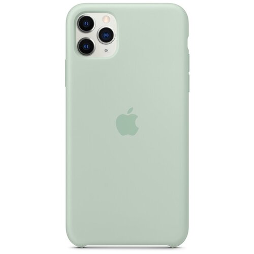 фото Чехол-накладка apple силиконовый для iphone 11 pro max голубой берилл