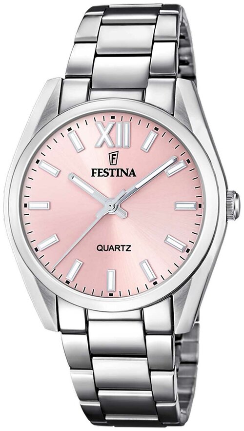 Наручные часы FESTINA Boyfriend, розовый, серебряный