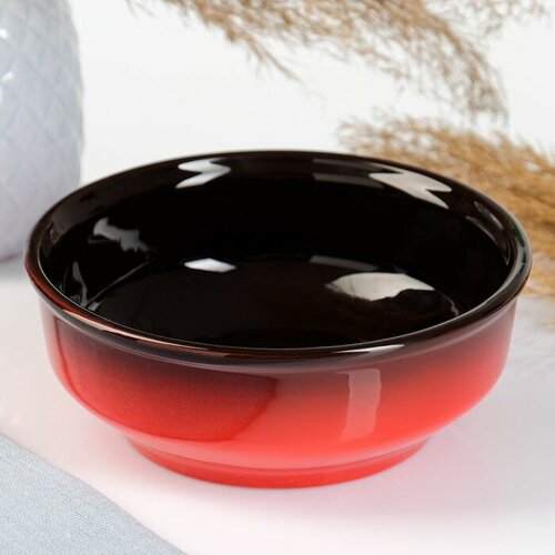 Миска Русская малая красный 05л 556₽