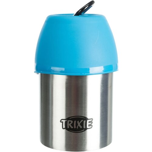 TRIXIE бутылка с миской дорожная 0,3 л цвет в ассортименте (1 шт) миска trixie 25011 дорожная 500 мл в ассортименте 0 5 л