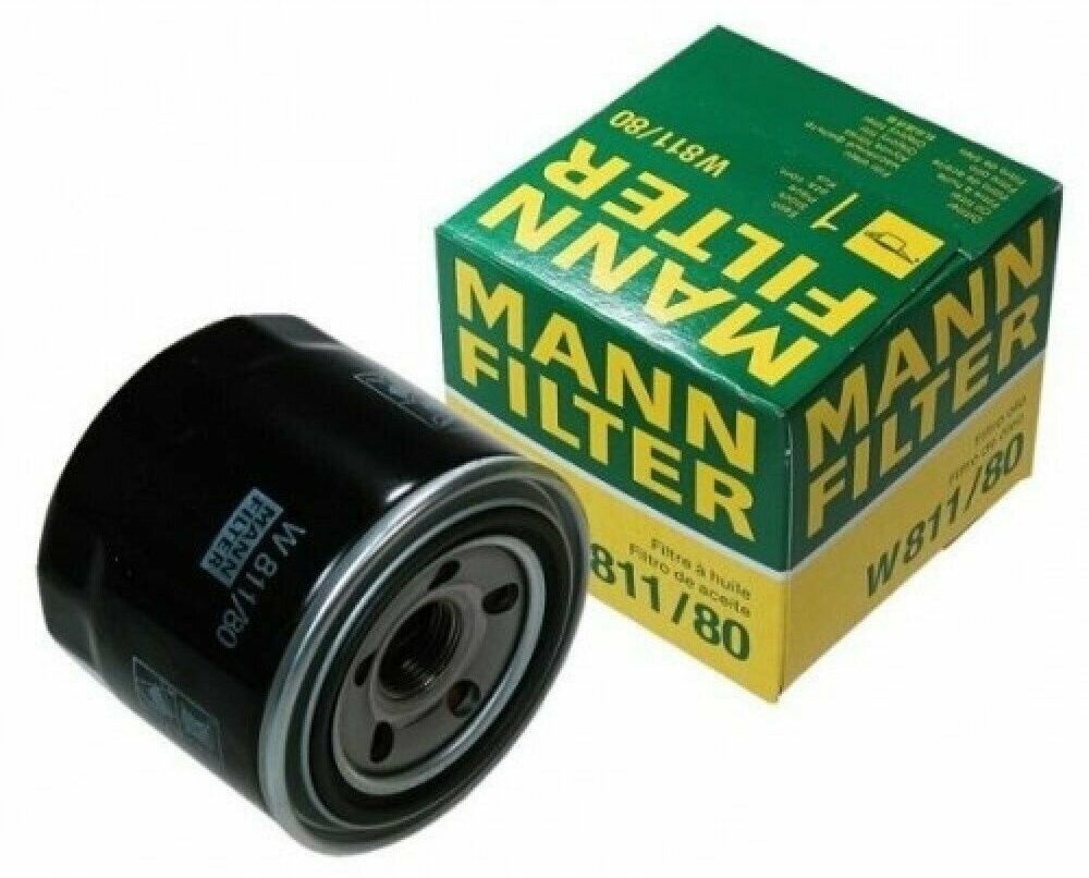 Фильтр масляный MANN W81180 для автомобилей Hyundai / Kia 26300-35505 / 26300-35503