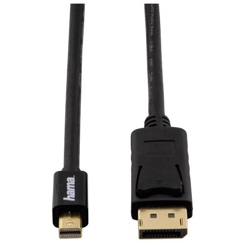 HAMA DisplayPort - mini DisplayPort (00054563), 1.8 м, черный кабель hama displayport displayport 00078442 1 8 м черный