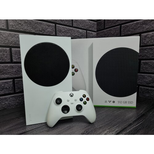 Игровая приставка Microsoft Xbox Series S 512 ГБ SSD белыйчерный Resale 3499000₽