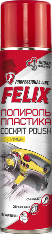 Полироль Панели "Felix" (400 Мл) (Аэрозоль) (Лимон) Felix арт. 411040133