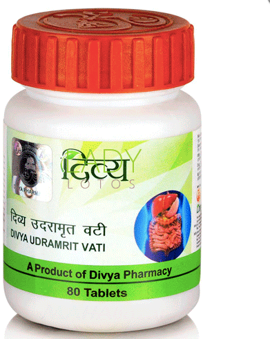 Удрамрит Вати Патанджали (Udramrit Vati Patanjali) для лечения органов брюшной полости, 40 таб.
