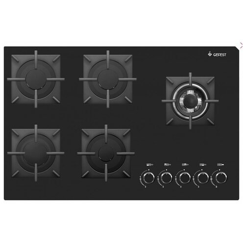 Газовая варочная панель GEFEST ПВГ 2341 К33 черный 2239600₽
