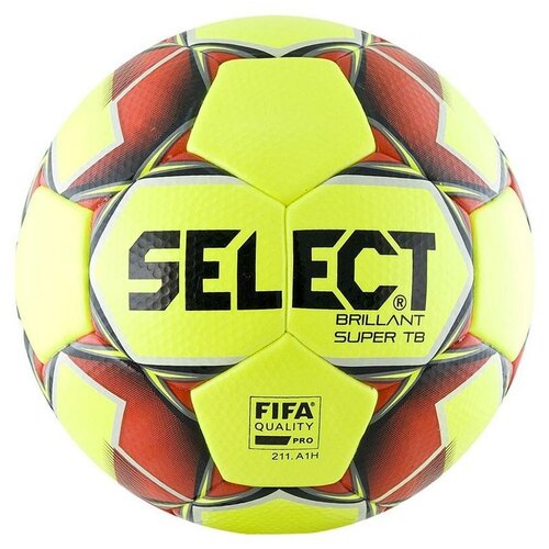 фото Мяч футбольный select brillant super fifa tb yellow 810316-152,р.5, fifa pro