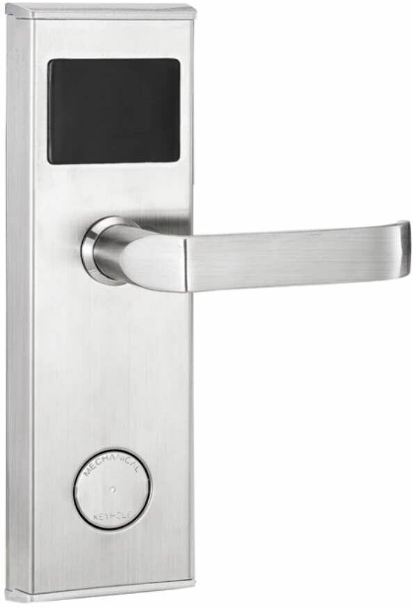 фото Бесконтактный замок для домов и гостиниц на RF картах (хром)