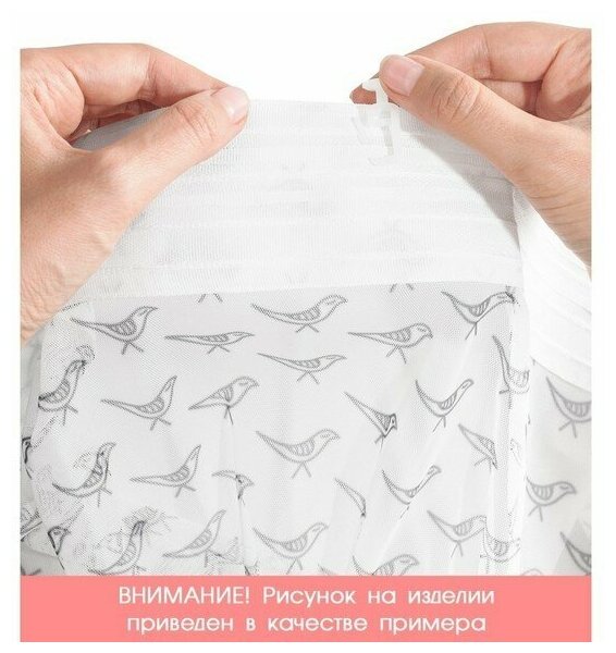 Тюль для кухни и спальни JoyArty "Новогодние олени", 2 полотна со шторной лентой шириной по 145 см, высота 265 см. - фотография № 9