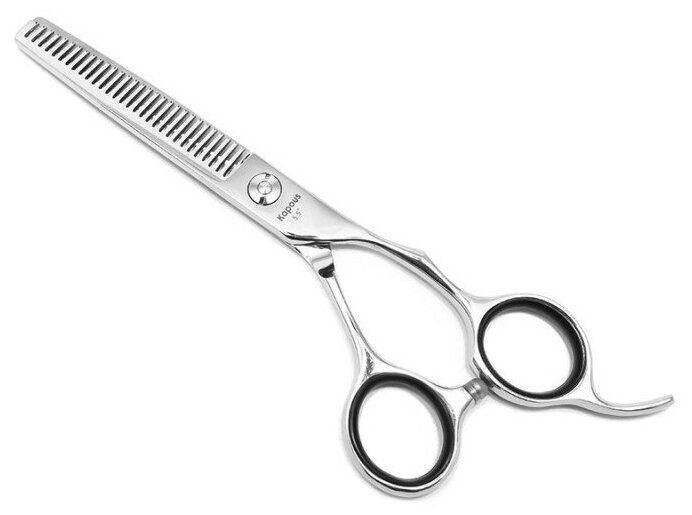 Ножницы TE-SCISSORS парикмахерские KAPOUS PROFESSIONAL филировочные 5.5 зубцы на левом лезвии 1 шт